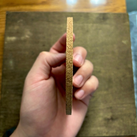 Naruto Itachi Uchiha Silhouette Laser Engraved Cork Coaster - Picture 5 of 5